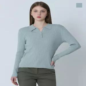 [원더플레이스][더블유스탠다드(W STANDARD)] 골지 카라 풀오버 (택가격 39900원)