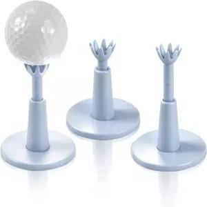 앨리블러드 매트용 회전 높이 조절 골프 티 3팩 2.09인치 2.87인치 고무 드라이빙 레인지 명확한 표시가