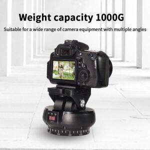 YT-1200 자동 전동 360° 회전 파노라마 안정기 헤드 원격 제어 팬 틸트 전화 카메라 GoPro VS zifon