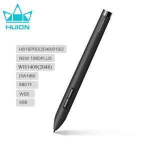 Huion P80 전문 그래픽 드로잉 태블릿 용 충전식 디지털 펜 스타일러스 420 NEW1060PLUS WH1409(2048)