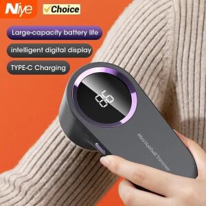 의류용 보푸라기 제거기  LED 디지털 전기 펠렛 솜털 USB 충전식 원단 면도기 스웨터  직송