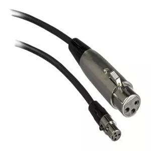 슈어 WA310 4피트 마이크 어댑터 케이블 4핀 미니 커넥터(TA4F)와 XLR F 연결