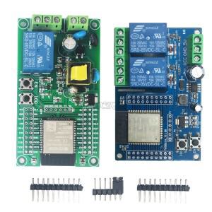 AC 전원 공급 장치 ESP32 WIFI Bluetooth BLE 단일 릴레이 모듈 개발 보드 I/O 포트 UART 프로그램 다운로