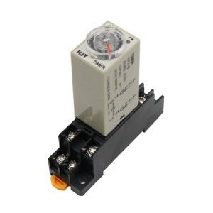1세트 H3Y-2 DC 12V 24V /AC 110V 220V 지연 타이머 시간 릴레이