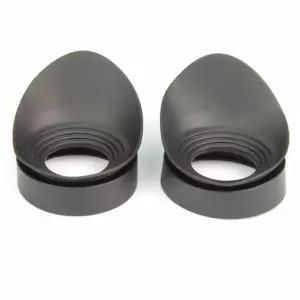 2개 40mm 직경. 고무 아이피스 아이쉴드 아이가드 쌍안경 현미경 이어폰 아이컵 도구