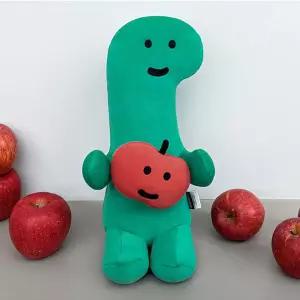 브라키오와 사과 음성 녹음 인형/놀이/완구/말하는/장난감/귀여운/어린이용/유아/선물/키즈/토이/놀이감