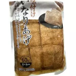 신슈 사각 조미 유부 60매 900g 업소용 유부초밥 일식 반찬