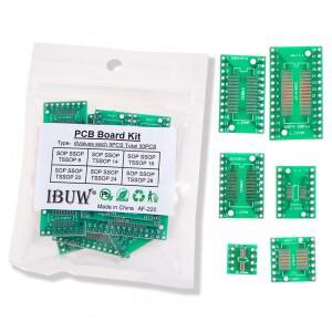 30개 PCB 보드 키트 SOP24 SOP8 SMD DIP 어댑터 변환 플레이트 8 14 16 20 24 28