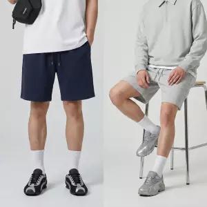 [화이트빌딩]남자 반바지 버뮤다 와이드 핀턱 5부 빅사이즈팬츠