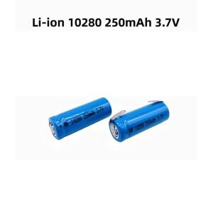 2-4개/몫 10280 250mAh 3.7V 전동 칫솔 자동차 도난 방지 장치 충전식 리튬 배터리