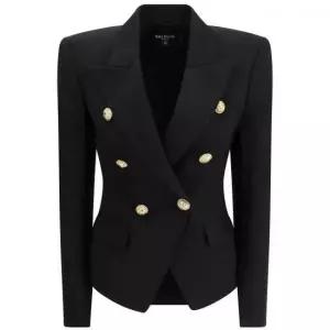 발망 MUST IT_BALMAIN 26SS 그랑 드 뿌드르 6-버튼 재킷 GF1SI505WC09 0PA)