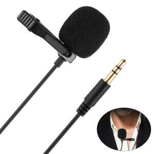 무지향성 미니 커패시턴스 금속 마이크 3.5mm 잭 라 발리에 오디오 PC 컴퓨터 노트북 사운드 카드