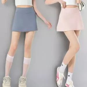 [하프클럽/다잇템]여성 귀여운 쁘띠 뒷주머니 에이라인 스커트