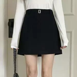 [하프클럽/다잇템]여성 에이라인 버클 편한 쁘띠 스트랩 스커트