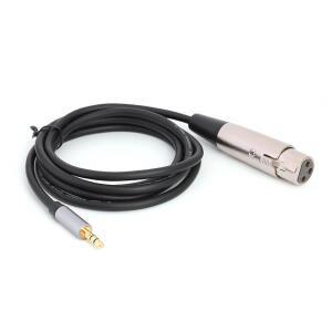 XLR 3핀 암 커넥터 - 3.5mm TRS 수 스테레오 잭 마이크 케이블 카메라용