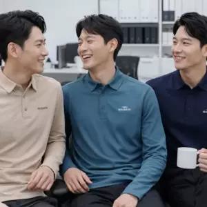 [대구백화점] [아이더]남성 POP 에센셜 긴팔 폴로 티셔츠(DMP26283)
