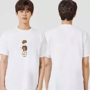 예쁜 벌 BEE 곰 레이어드 그래픽 반팔티