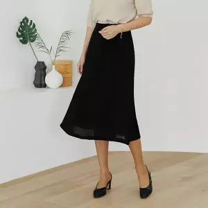 [하프클럽/](~88size)콤비A라인스커트 SKD1002