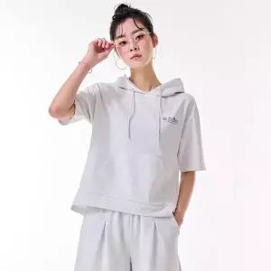 체이스컬트 [하프클럽] 여자 코튼 후드 반팔 585851Moony