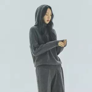 세컨스킨 [FW신규상품]3D니트 니트 후드 탑_FT9600 585951Moony