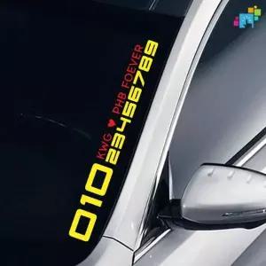 티커벨 이니셜 주차번호판 데칼 스티커 TKPH-03