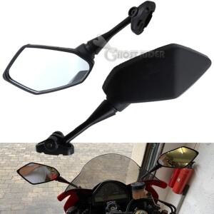 혼다 CBR 125R 300R 400RR RR 미러 오토바이 스쿠터 후면보기 카본 룩