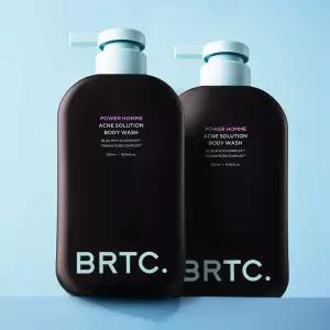 BRTC 파워 옴므 아크네 솔루션 바디워시 더블 기획세트 500mlx2 남자화장품