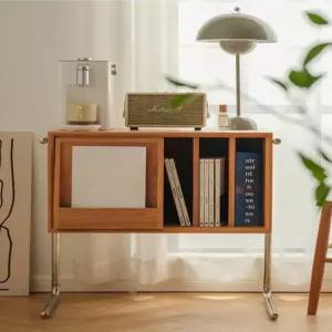 턴테이블 수납장 정리 선반 엔틱 가구 스탠드 엘피 캐비닛 레코드