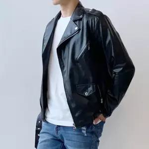 라이더자켓 남자가죽자켓 벨트 래더 바이커
