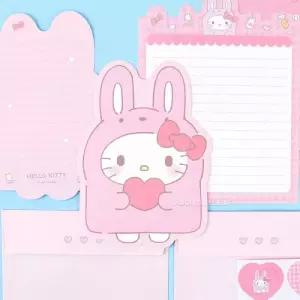 산리오 헬로키티 코스튬 모양 편지지-10EA