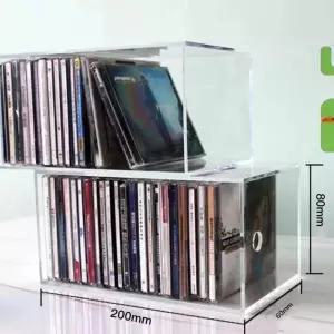 cd CD 수납 아크릴 엘피 투명 선반 수납장 매거진 레코드판