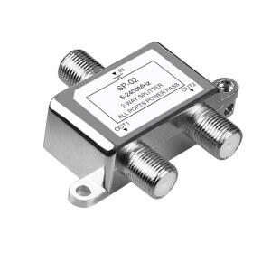 NEWCARE 디지털 양방향 MoCA 호환 동축 케이블 스플리터 5-2400MHz, RG6 호환, 위성 TV 및 인터넷 사용, CATV 안테나 시스템(동축 미포함)