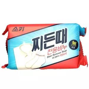 (튼튼)찌든 얼룩까지 깨끗하게 무형광 찌든때 비누 150g 5입 세탁 손빨래 찌든제거 흰옷 표백효과 대용량
