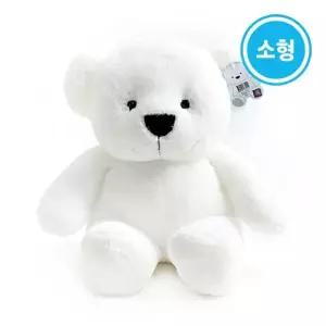 곰돌이 화이트 봉제인형 소형 캐릭터 45cm 누리베어