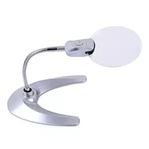 2배율 스탠드형 LED 돋보기 부모님 선물 확대경 8WA95E345
