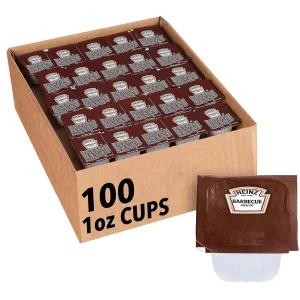 하인즈 바비큐 소스 딥 컵 싱글 서브 패킷 1온스 100팩