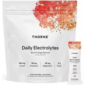 THARNE - 데일리 전해질 제로 슈가 저칼로리 분말 음료 믹스 천연 소스에서 추출한 향료 NSF 스포츠 인증