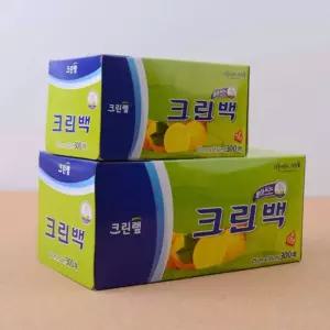 (튼튼)주방 용품 크린？N 뽑아쓰는 일회용 롤백 봉지 300매비닐백 비닐백 팩 비닐 1백 1팩 일백 식품백 크린