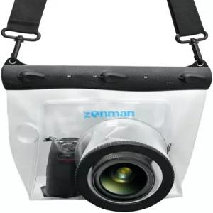 존맨 DSLR 카메라 범용 방수 수중 하우징 케이스 파우치 백 캐논 니콘 소니 펜탁스 브랜드 디지털 SLR