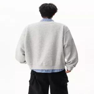 남친 가을 페이크 투피스 카디건 재킷 체크 맨투맨 하프코트 코트 admr3