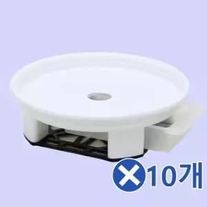 WL 원형 서랍식 화분받침대-미니3호x10개 화분물받이 WFLPPWD