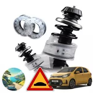 기아 모닝(어반)(20~23) 1.0 차량용 우레탄 쇼바 완충기 좌우 세트 노면충격 롤링 피칭 감소