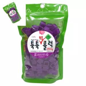 오햐 이지툭툭 빅블럭 350g 리필 보라 어린이블록