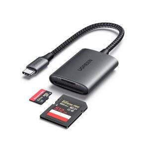 UGREEN USB C SD 4.0 카드 리더, UHS-II 마이크로 리더 메모리 빠른 속도 - 16/15 Pro Max 노트북 태블릿 스마트폰 Android용 SDXC SDHC 및 UHS-I
