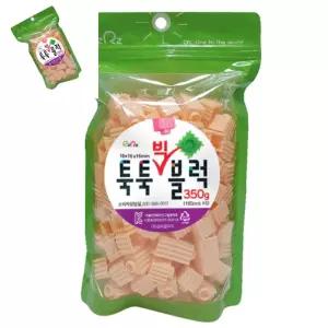 십랴 이지툭툭 빅블럭 350g 리필 살구 조립식장난감 블럭장난감