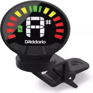 다다시오 넥서스 360 충전식 기타 튜너 클립 온 어쿠스틱 일렉트릭 24시간 튜닝 360도 회전