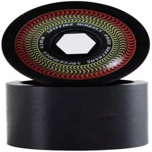 스핏파이어 스케이트보드 휠 62mm 80HD 슈퍼와이드 블랙 소프트 크루저 포뮬러