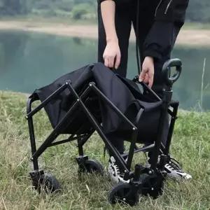 [골드스마일]접이식 왜건 카트 ND-257 강철프레임 넓