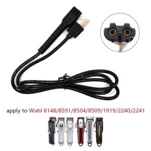 WAHL 헤어 클리퍼 용 USB 충전 케이블 8148/8591/8504/1919 푸시 전원 어댑터 액세서리