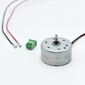 RF-300CA-1D390 DC 1.5V-6V 3V 사일런트 스핀들 미니 24mm 라운드 300 모터 태양열 엔진 팬 DIY CD/DVD 드